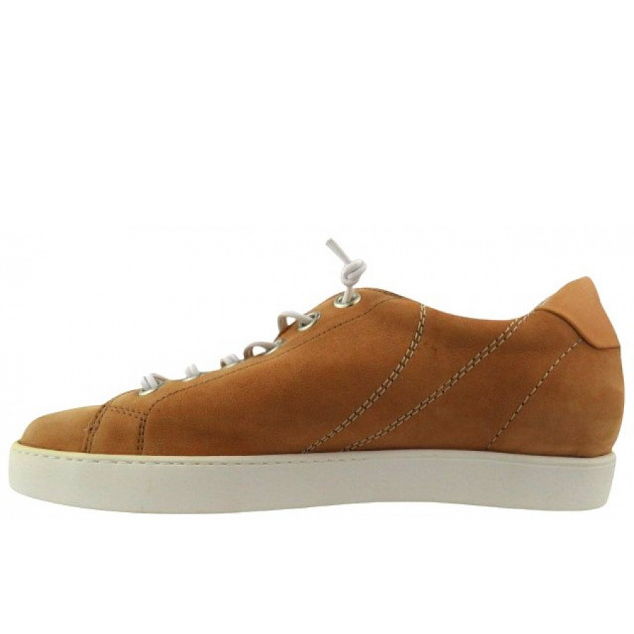 Paul Green Damen Nubuk Cuioi Sabbia Sneaker In Hellbraun