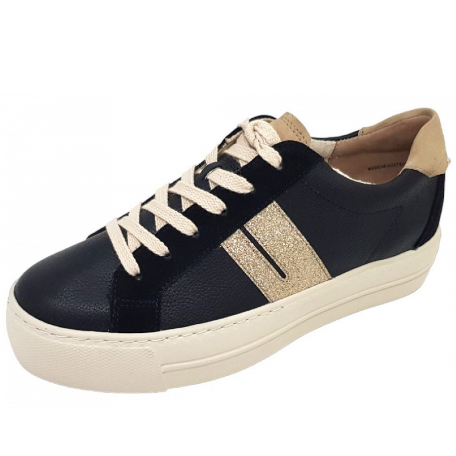 Paul Green Damen Schnürer In 035 Black