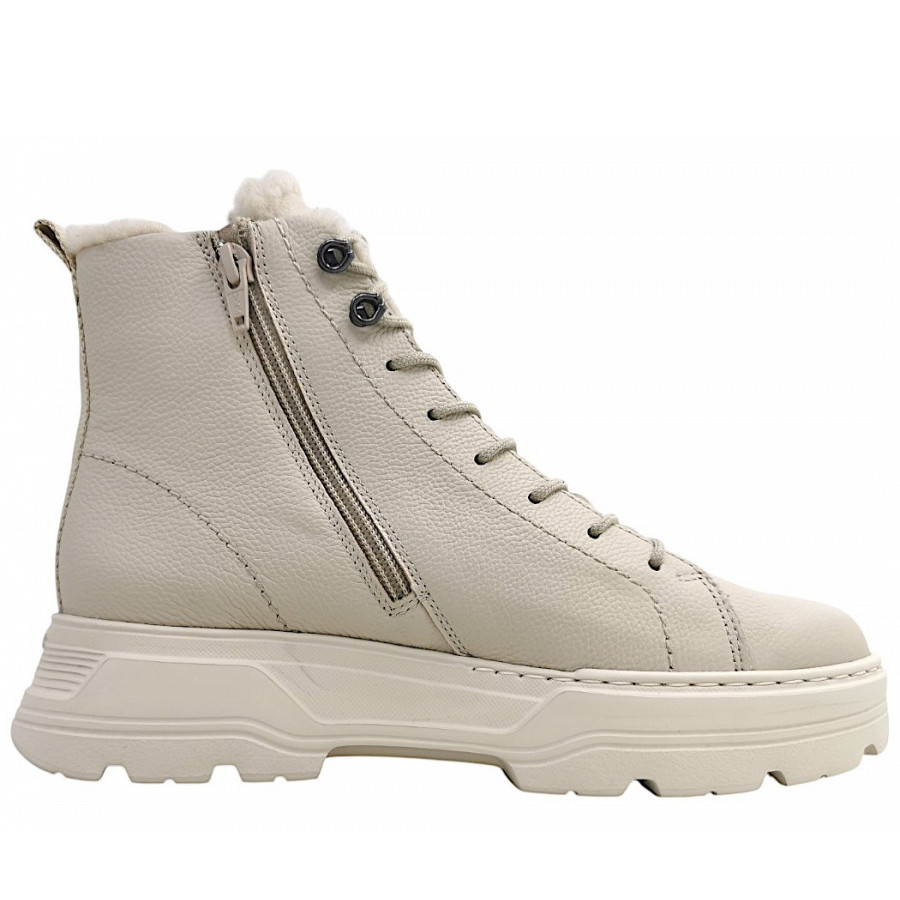Paul Green Damen Schnürstiefel In Biscuit 048