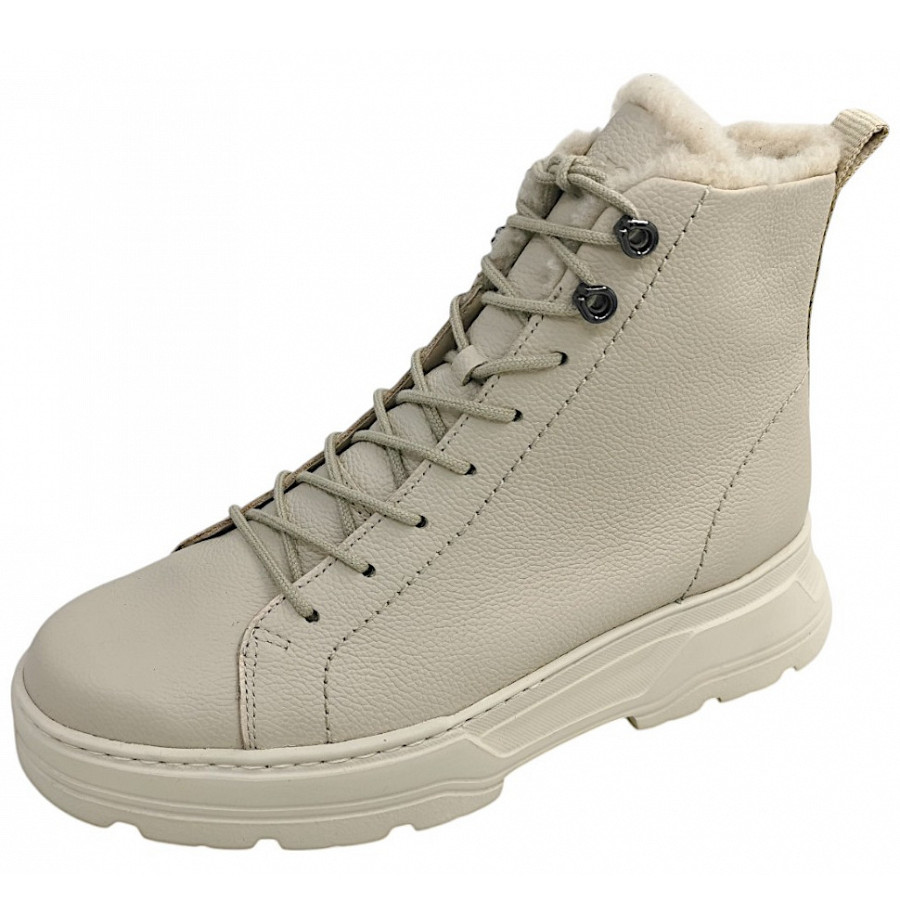 Paul Green Damen Schnürstiefel In Biscuit 048