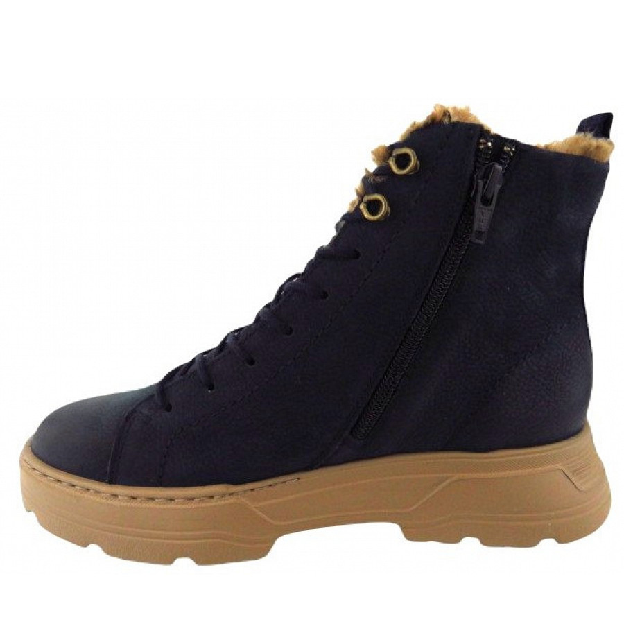Paul Green Damen Nubuk Ocean Stiefelette In Blau
