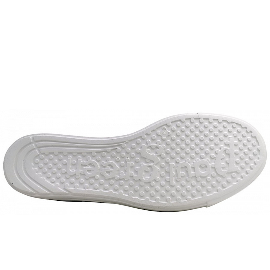 Paul Green Damen Schnürer In White/Almond/Leo 177