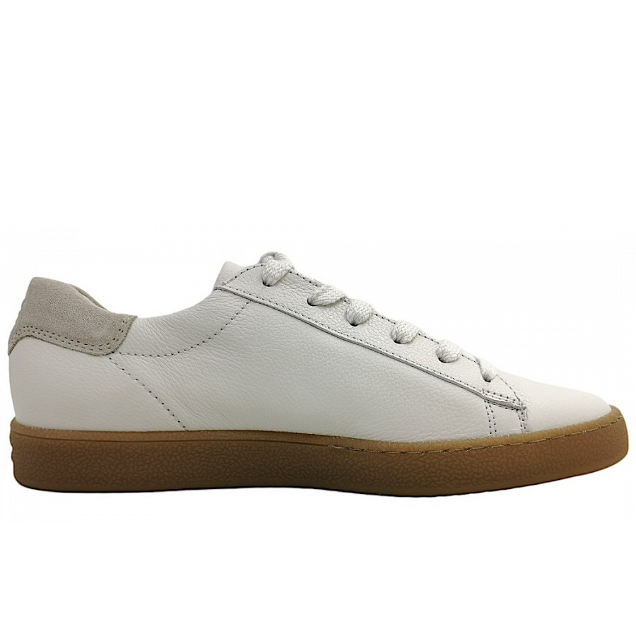 Paul Green Damen Sportlicher Schnürer In 067 Milk Linen