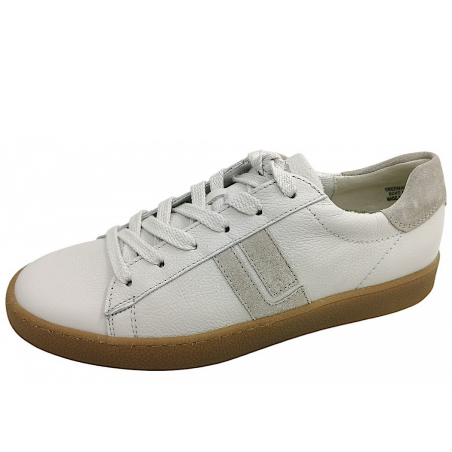 Paul Green Damen Sportlicher Schnürer In 067 Milk Linen