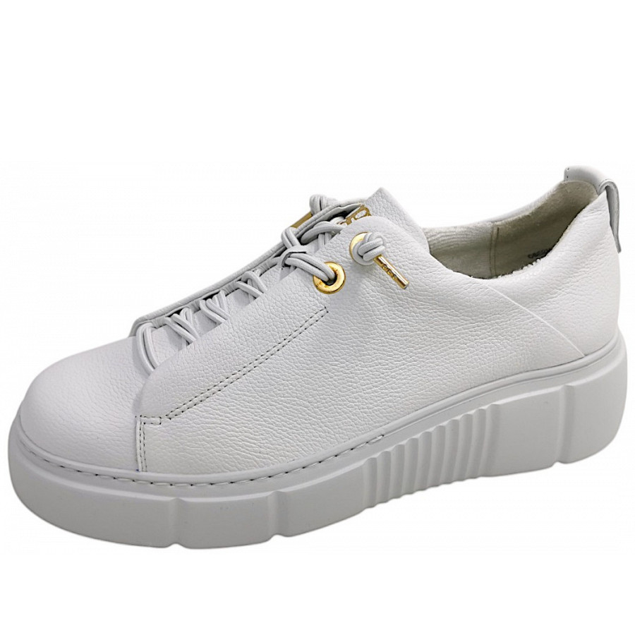Paul Green Damen Schnürer In 037 White