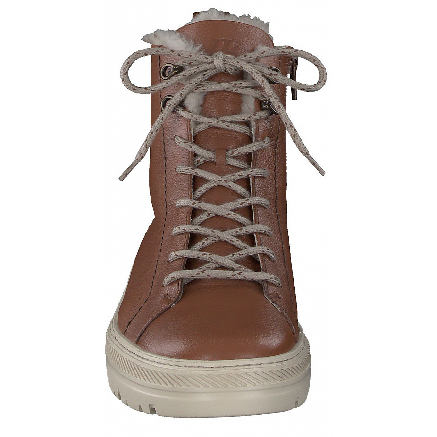 Paul Green Damen Major Calf Cognac Stiefelette In Braun