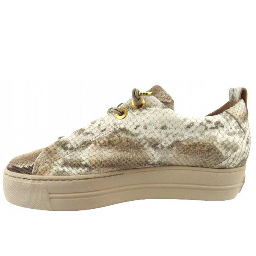 Paul Green Damen Boa Antic Biscuit Sneaker Low In Beige