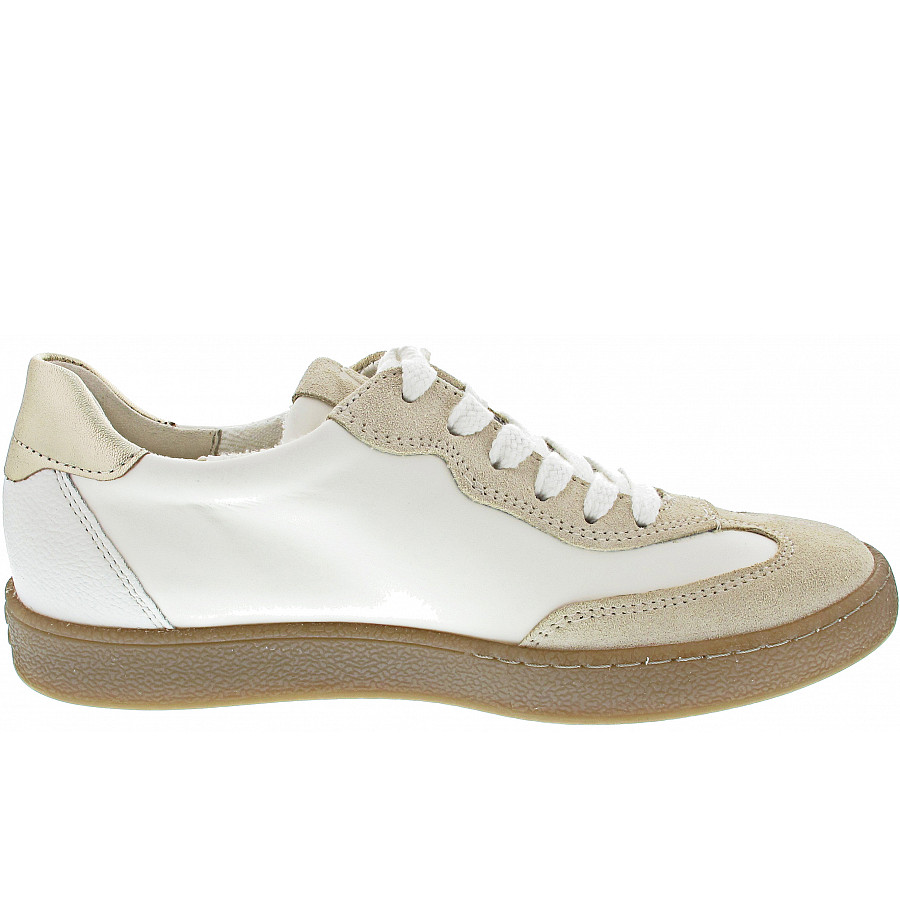 Paul Green Damen Sneaker Low In Ivory-White