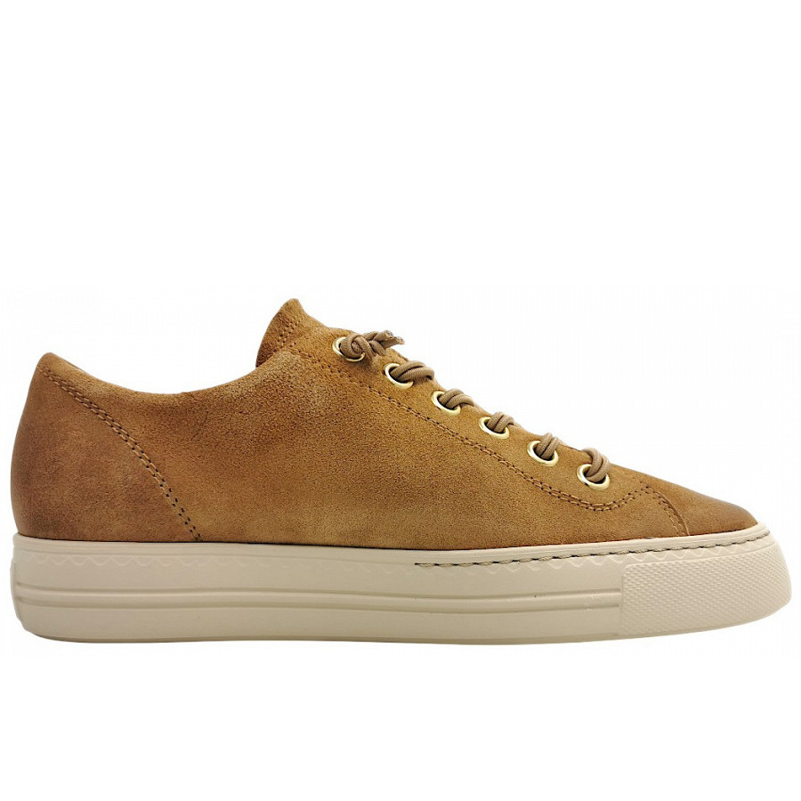Paul Green Damen Sportlicher Schnürer In Dakar/Beige 649