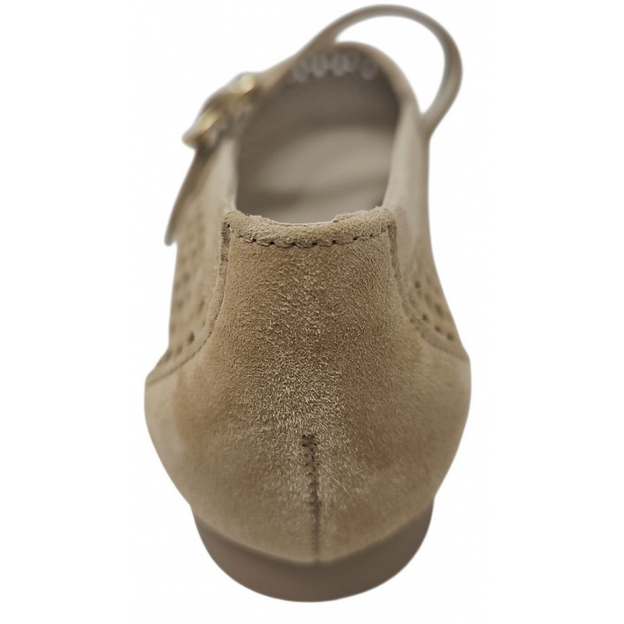 Paul Green Damen Spangenballerina In Beige Dakar