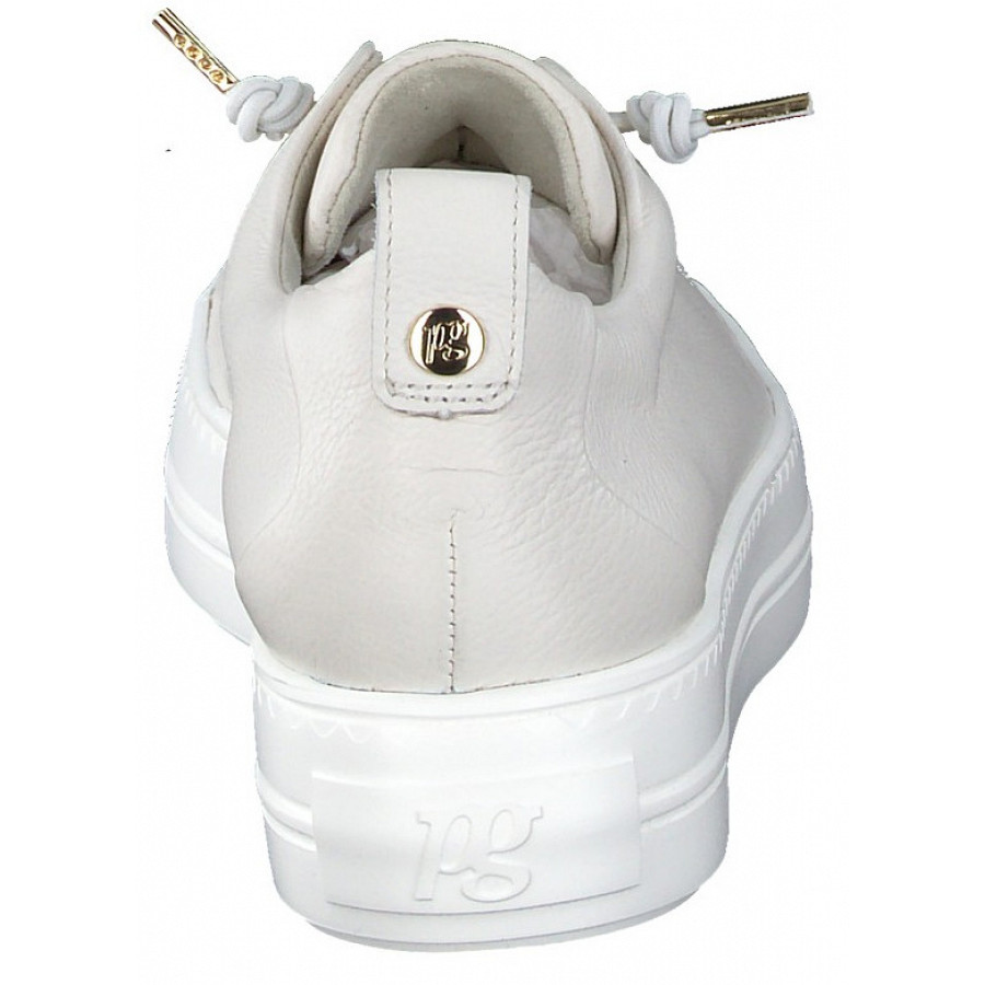 Paul Green Damen Sneaker In Ivory Gold