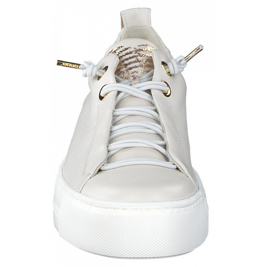 Paul Green Damen Sneaker In Ivory Gold
