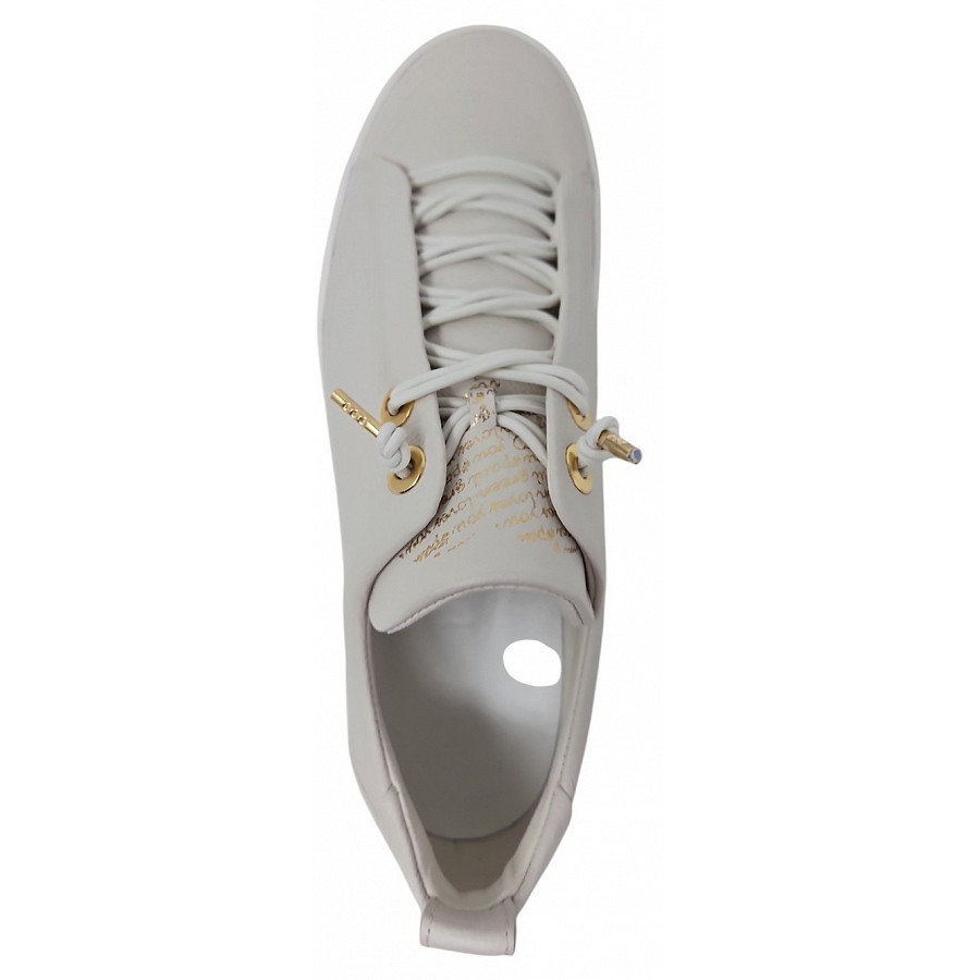 Paul Green Damen Sneaker In Ivory Gold