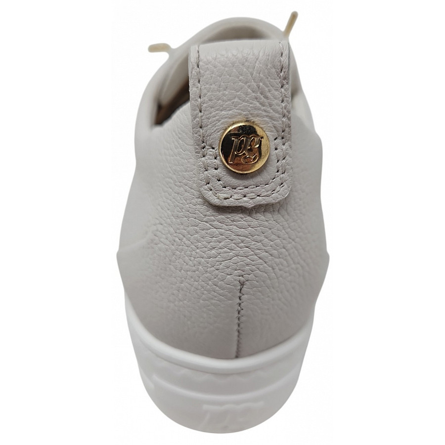 Paul Green Damen Sneaker In Ivory Gold