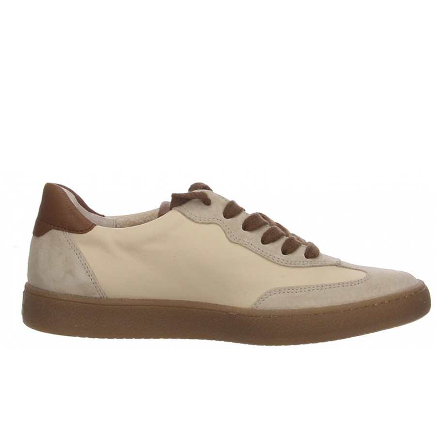 Paul Green Damen Schnürer In Beige Kombi.