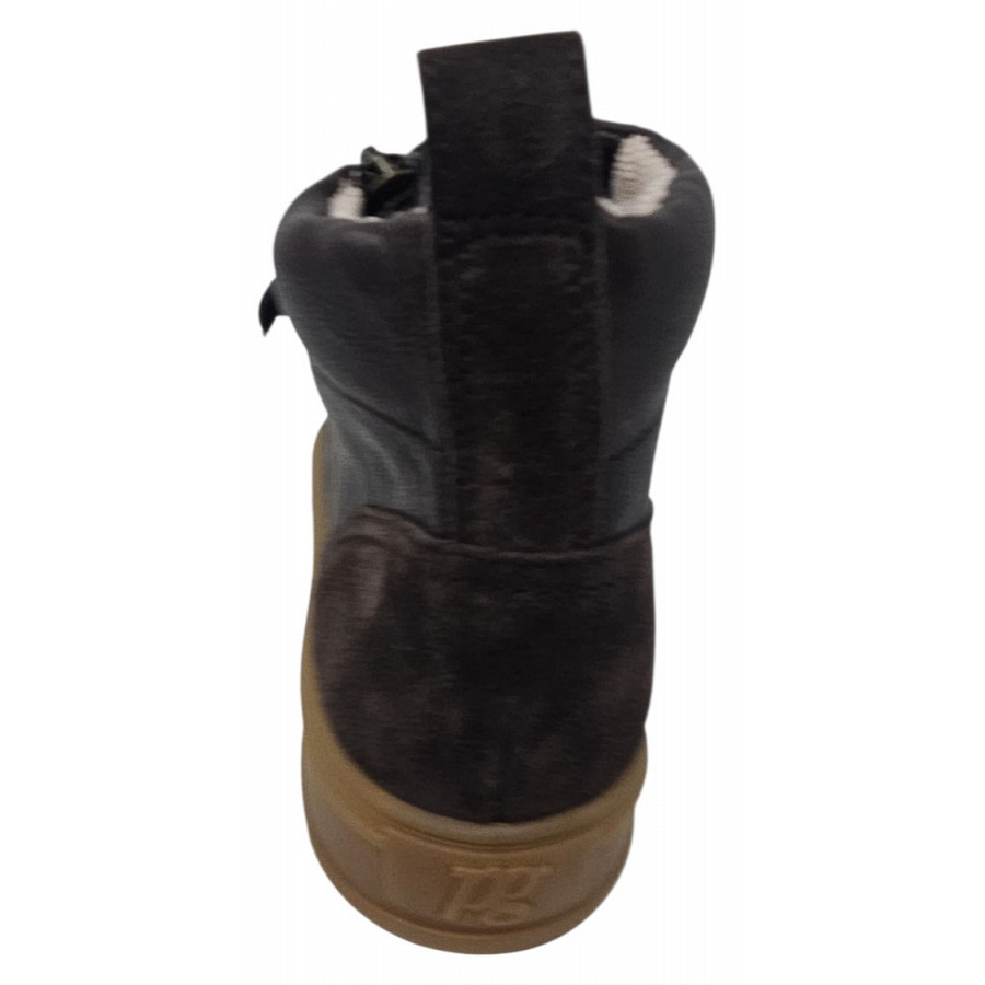 Paul Green Damen Schnürstiefel In Mocca Moro
