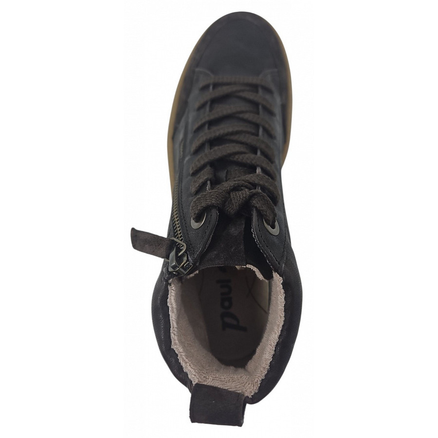 Paul Green Damen Schnürstiefel In Mocca Moro