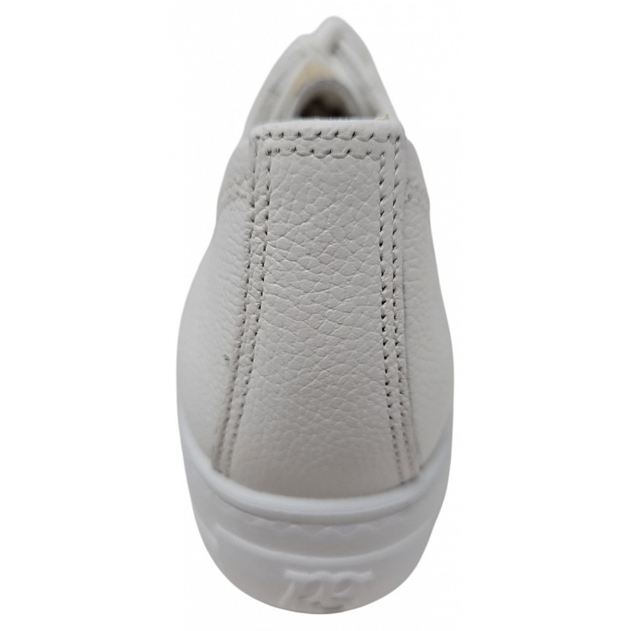 Paul Green Damen Sportlicher Schnürer In White Cristall