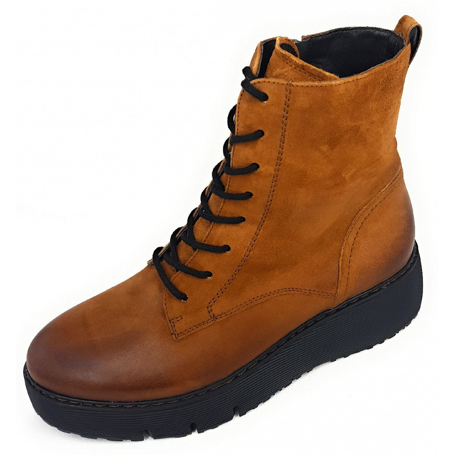 Paul Green Damen Stiefel In Cognac