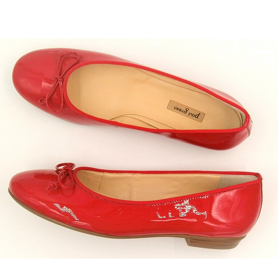Paul Green Damen Softlack Red Ballerina In Red