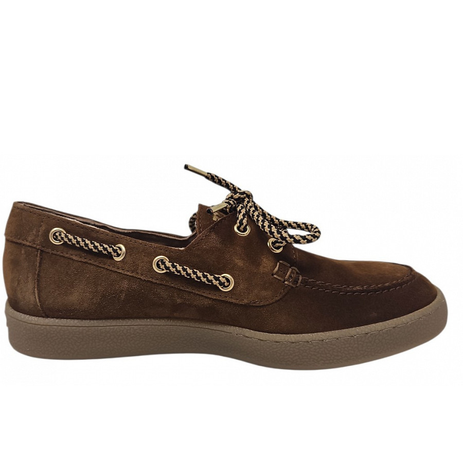 Paul Green Damen Sportlicher Schnürer In Braun Toffee