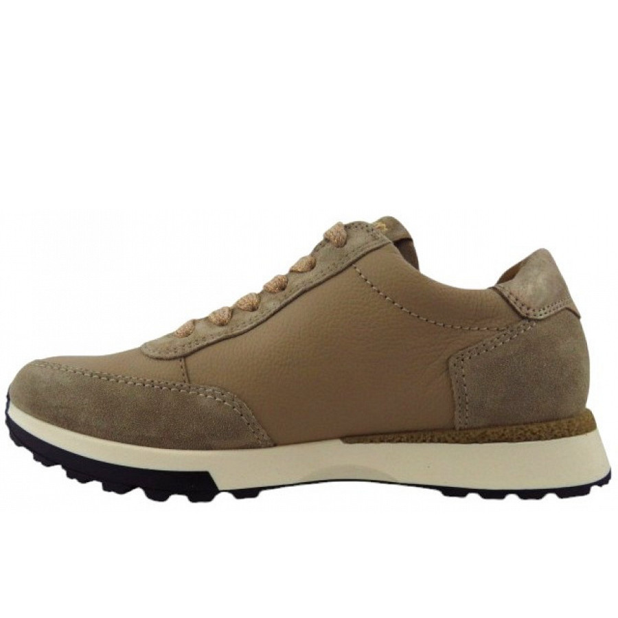 Paul Green Damen Almond Sportlicher Schnürer In Beige