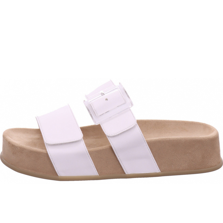 Paul Green Damen Pantolette In Weiß