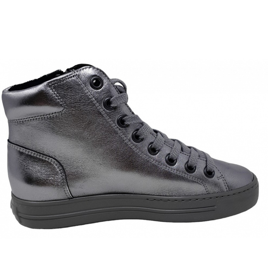Paul Green Damen Sneaker High In Clay Metalic