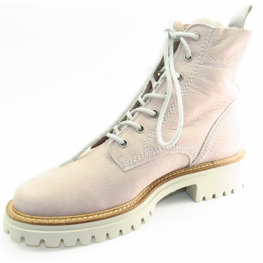 Paul Green Damen Nubuk Pearl Stiefelette In Hellgrau