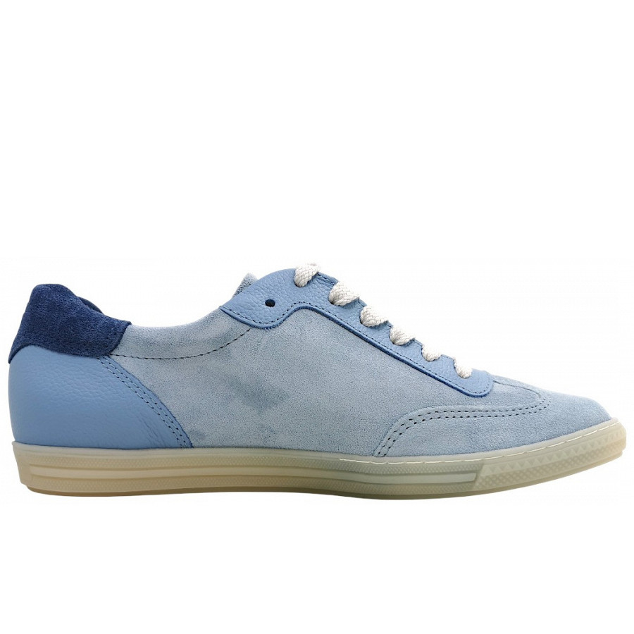 Paul Green Damen Sportlicher Schnürer In Acqua/Sky 389