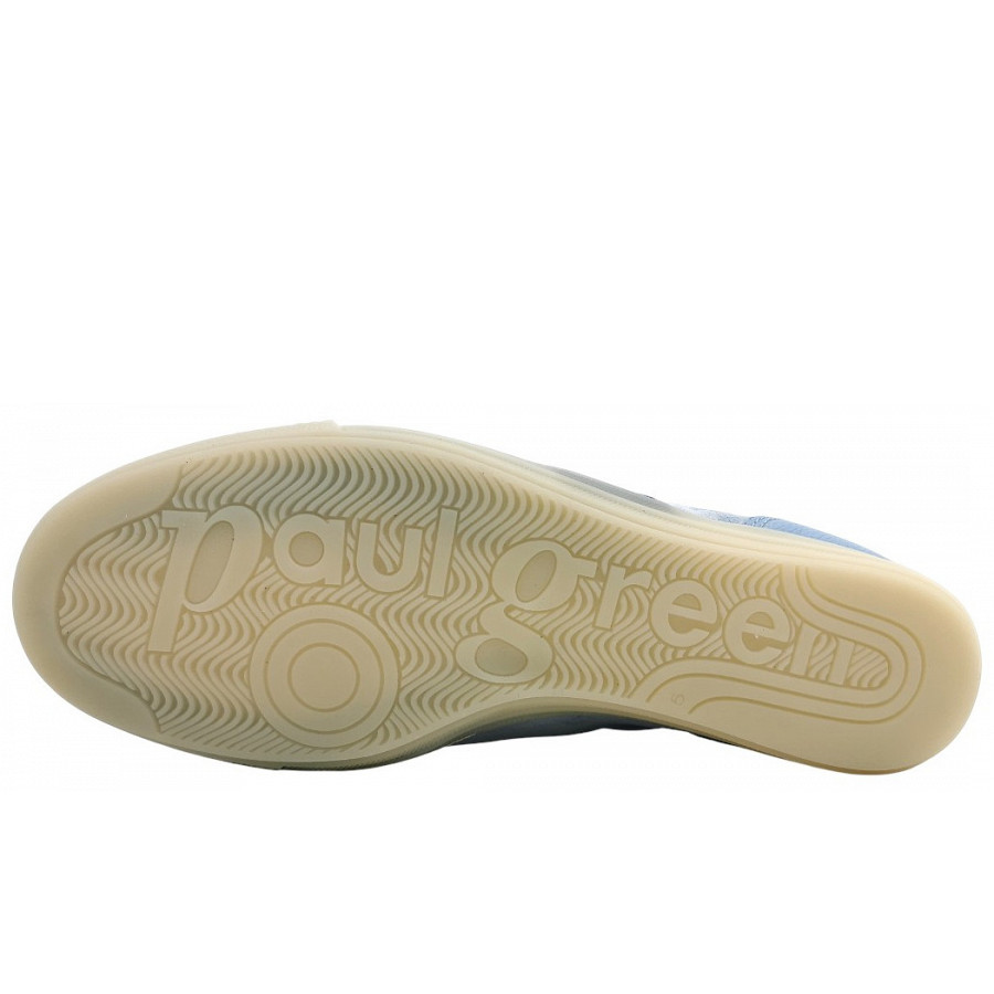 Paul Green Damen Sportlicher Schnürer In Acqua/Sky 389