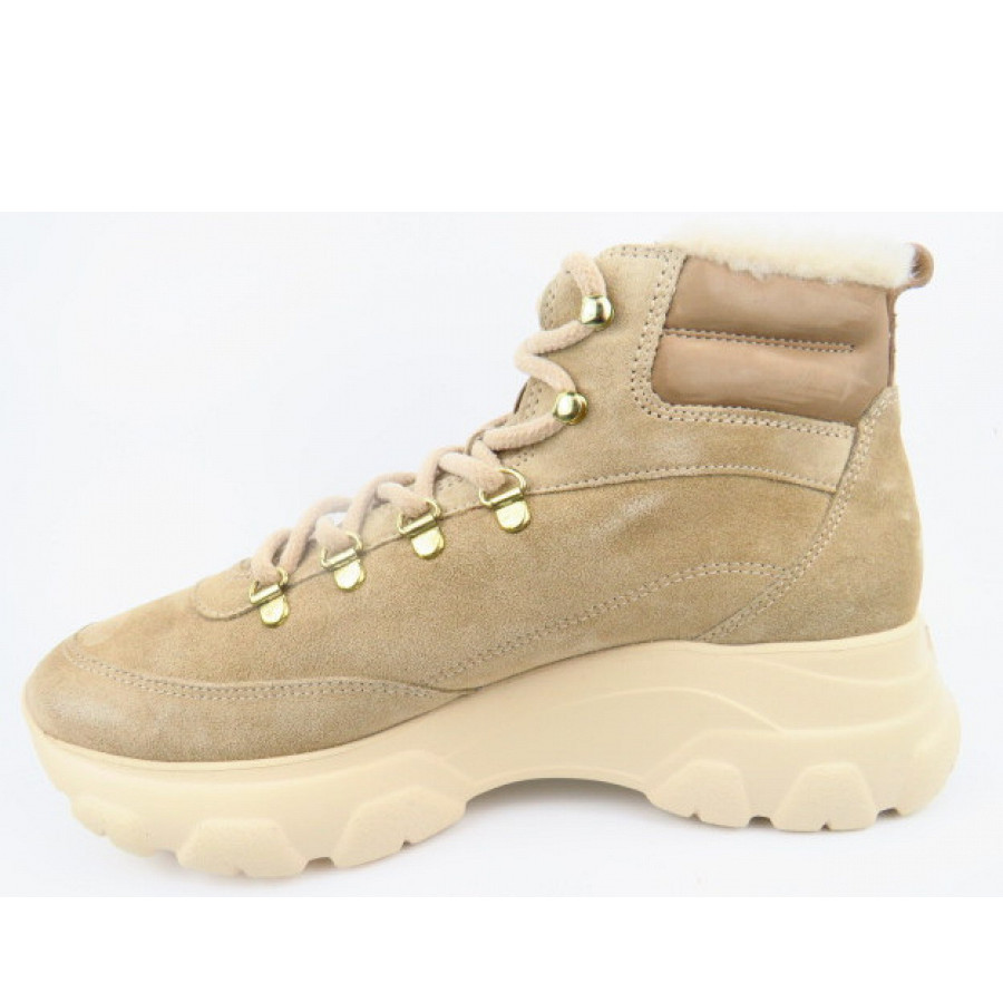 Paul Green Damen Nubuk Grain Stiefelette In Alpaca