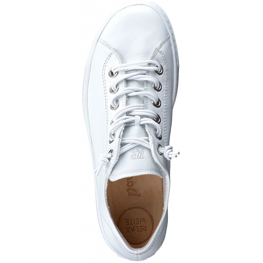 Paul Green Damen Sneaker In White Silver