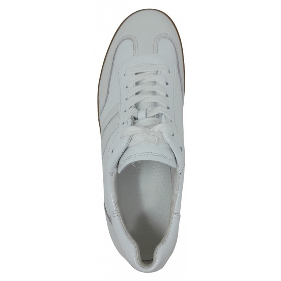 Paul Green Damen Sportlicher Schnürer In White