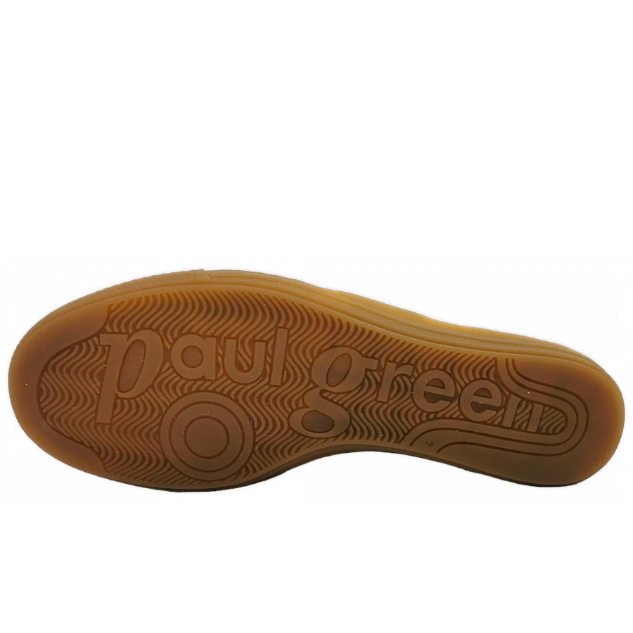 Paul Green Damen Sportlicher Schnürer In 076 Pearl/White