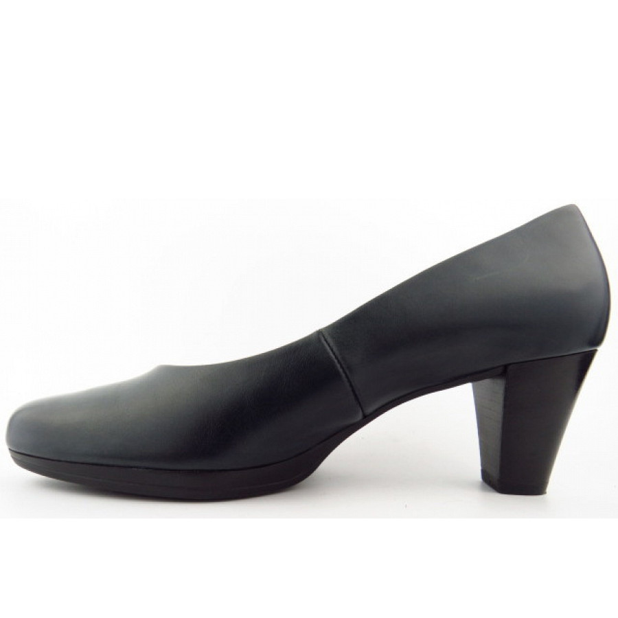 Paul Green Damen Kalbleder Blau Pumps In Blau