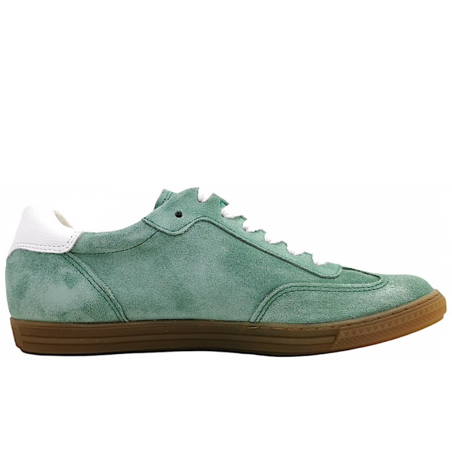 Paul Green Damen Sportlicher Schnürer In 257 Wasabi