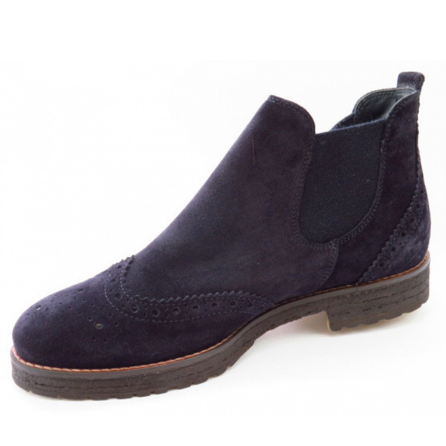 Paul Green Damen Royal Suede Ocean Stiefelette In Ocean
