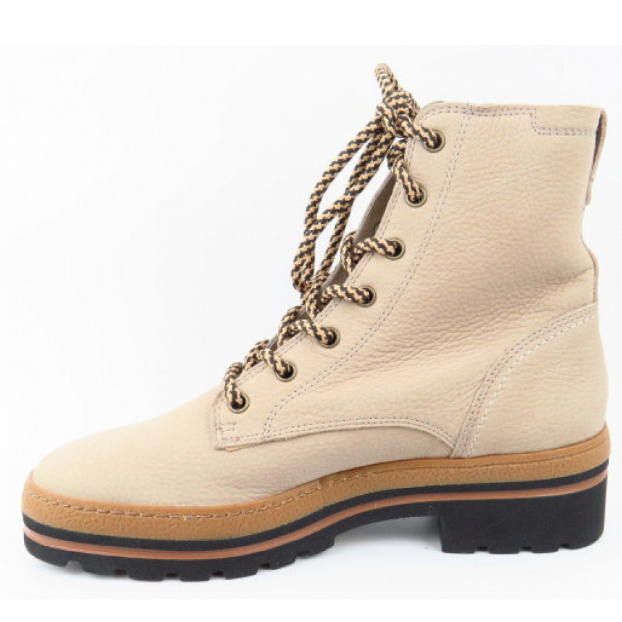 Paul Green Damen Nubuk Champagne Stiefelette In Champagne