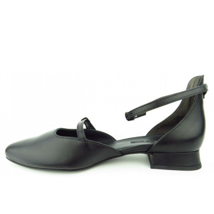 Paul Green Damen Softnappa Ballerina In Schwarz