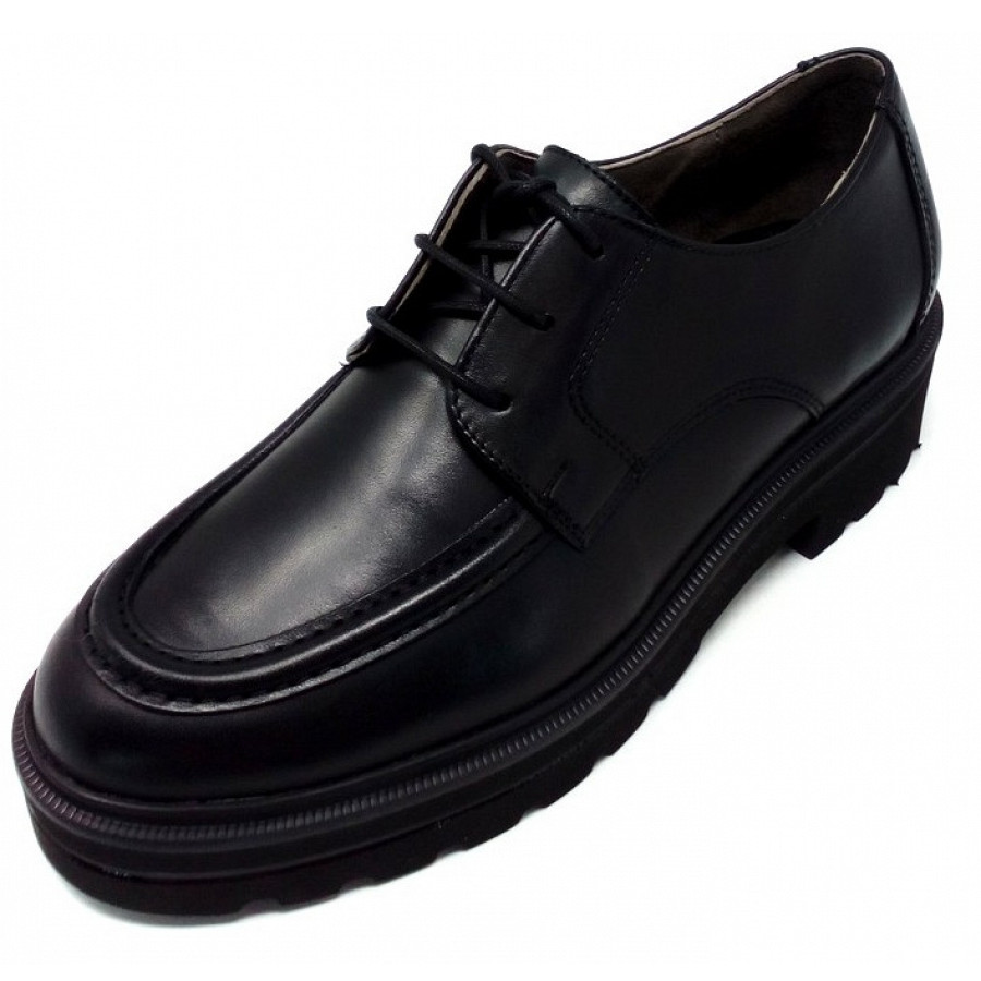 Paul Green Damen Classic Calf Black Schnürer In Schwarz
