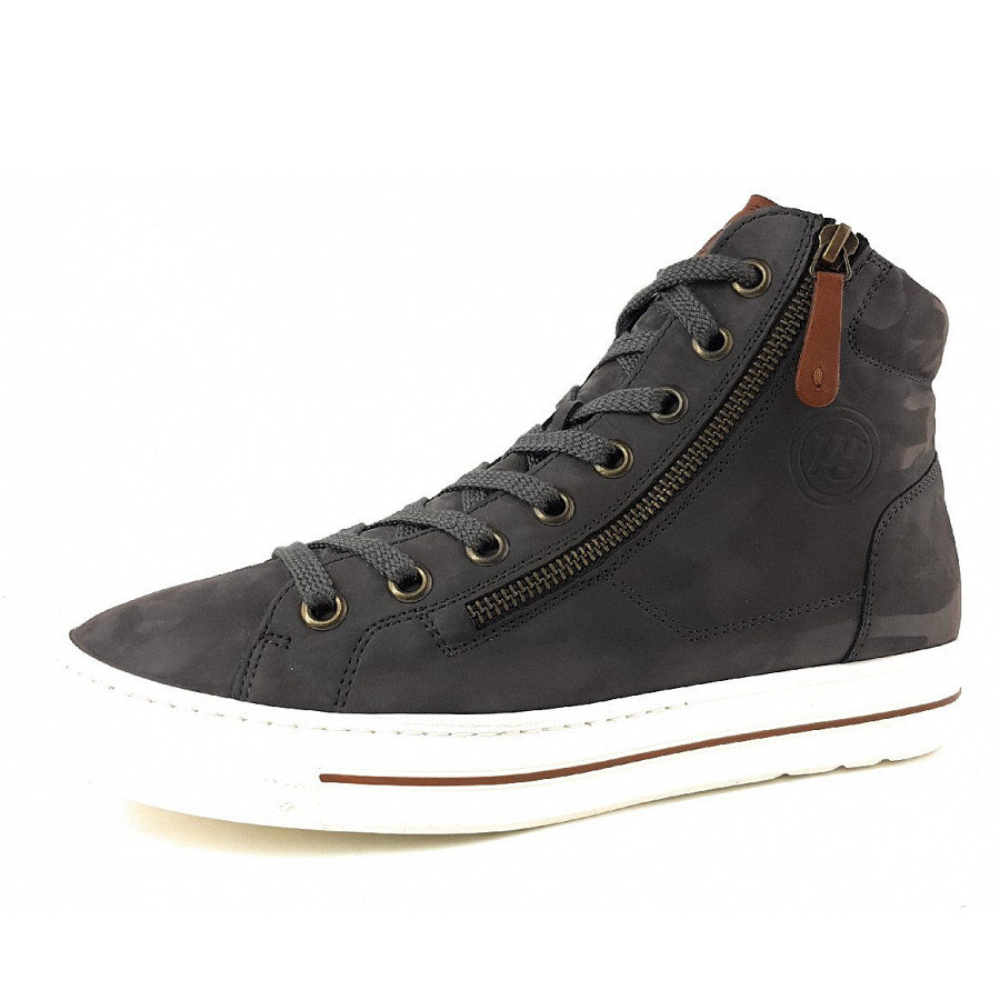 Paul Green Damen Schnürstiefelette In 019 Iron Grau