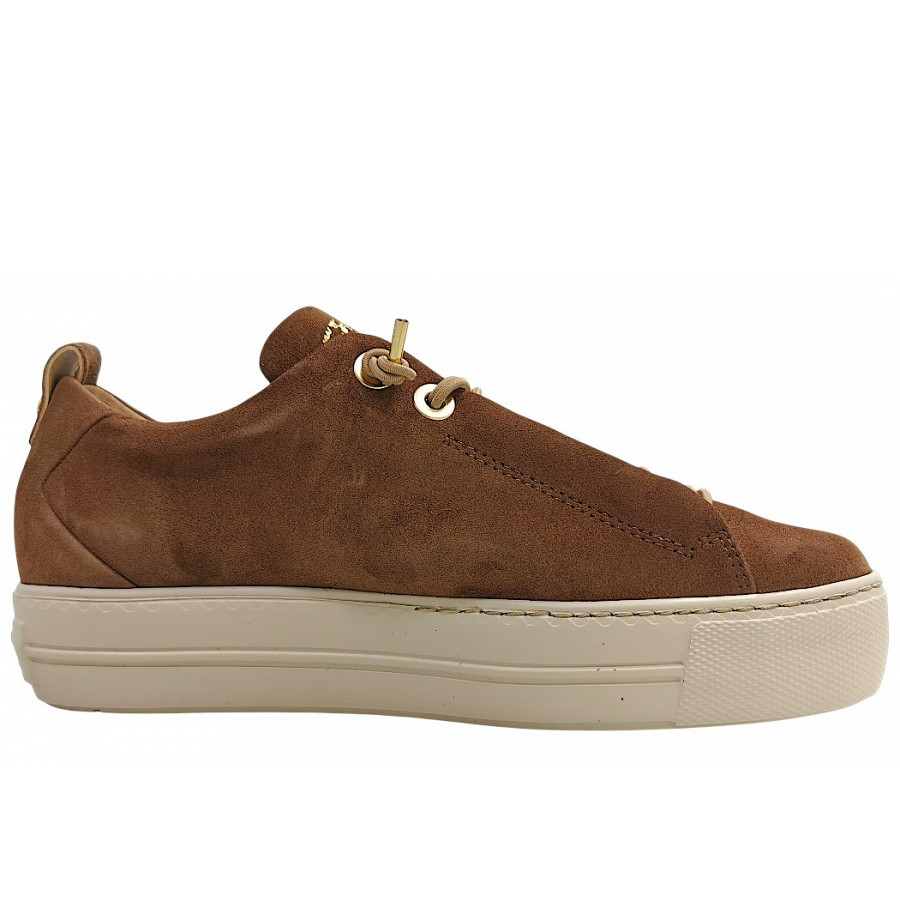 Paul Green Damen Sportlicher Schnürer In Braun/Nut 459