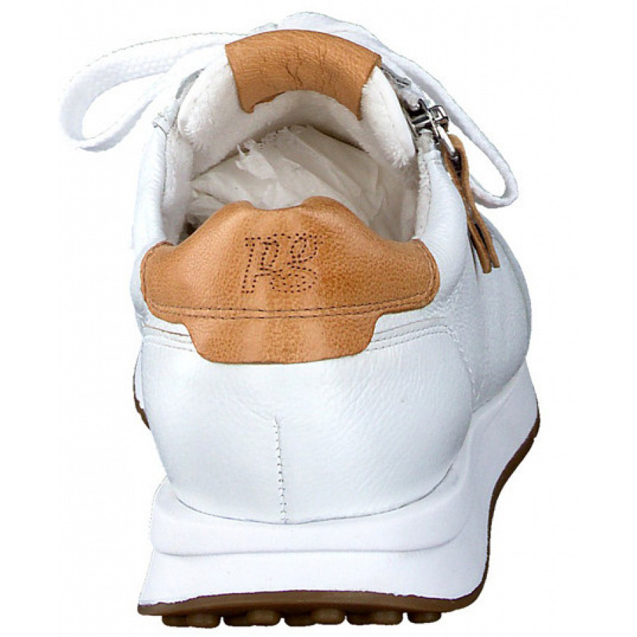 Paul Green Damen Sportlicher Schnürer In White Simba