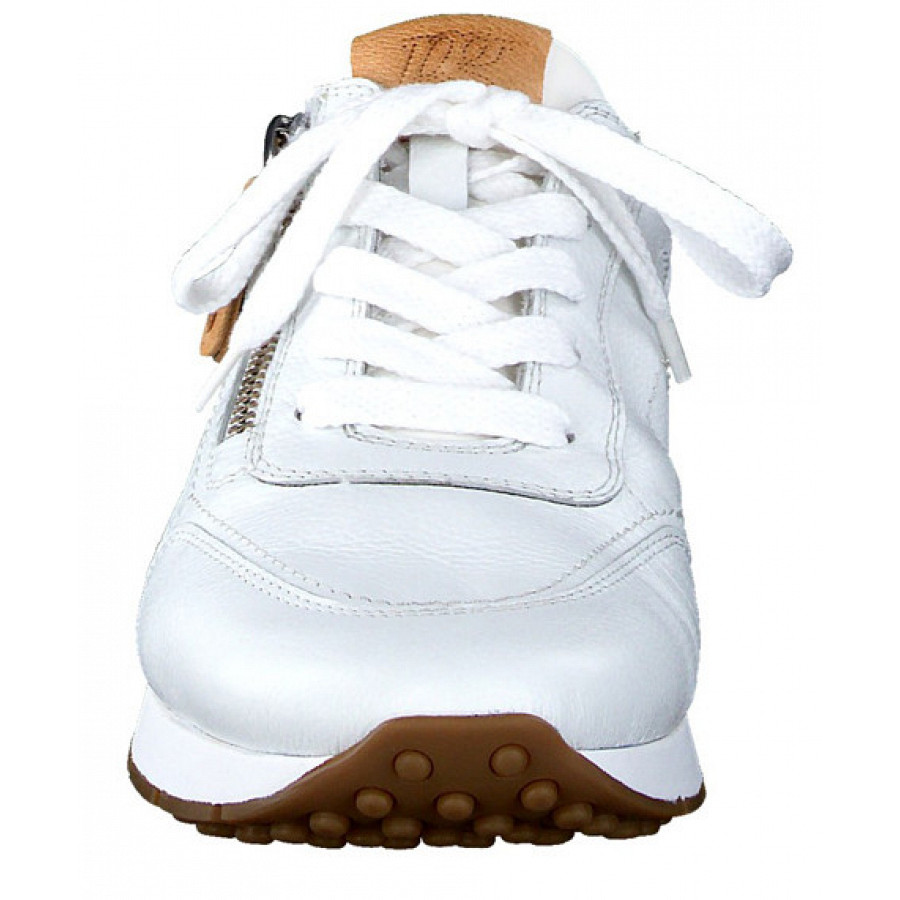 Paul Green Damen Sportlicher Schnürer In White Simba