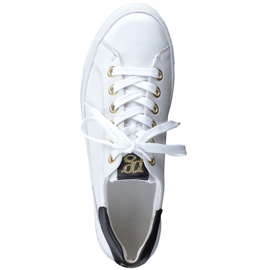 Paul Green Damen Sneaker In White Black