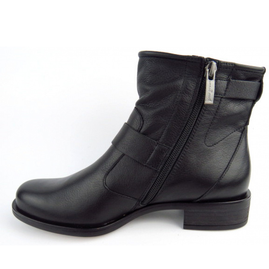 Paul Green Damen Washed Calf Stiefelette In Schwarz