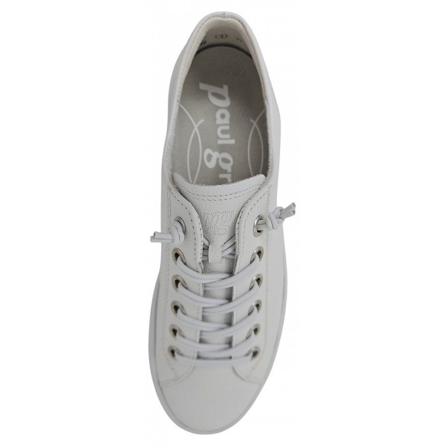 Paul Green Damen Sneaker In White Silber