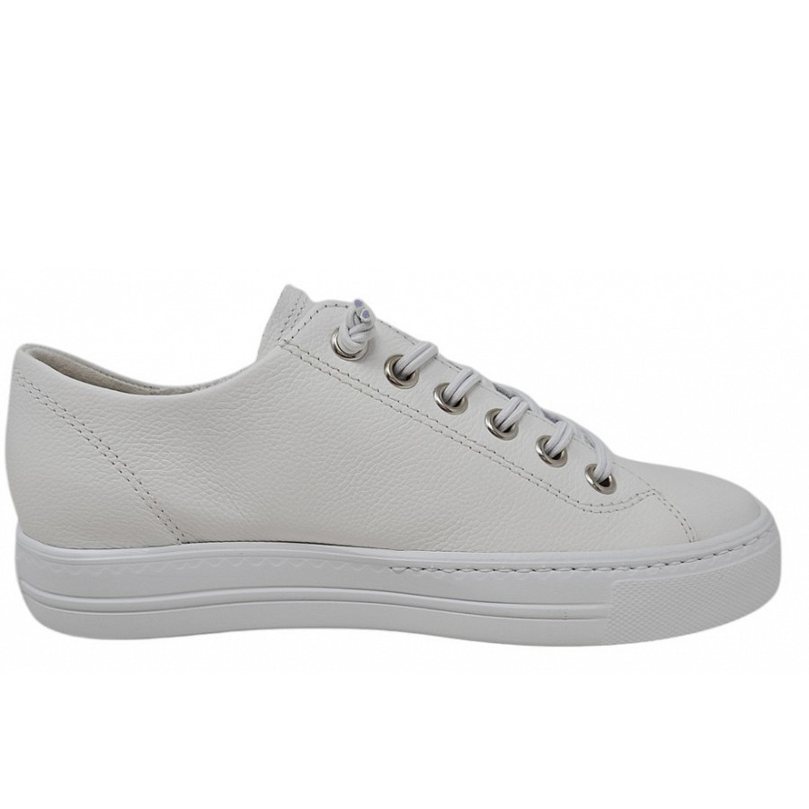Paul Green Damen Sneaker In White Silber