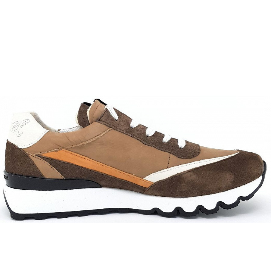 Paul Green Damen Schnürer In Braun/Beige